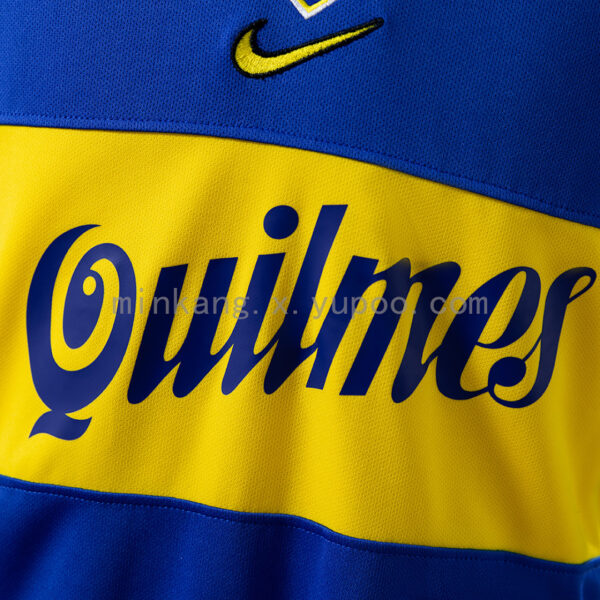 Camiseta Boca Juniors 2001 Retro Local - detalle