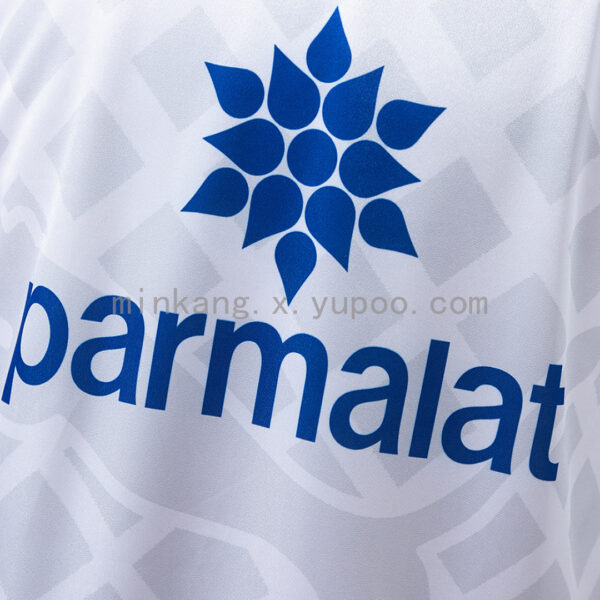 Camiseta Parma 1995 Retro Local - detalle patrón frontal y parte inferior