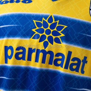 Camiseta Parma 1999/2000 Retro Local Manga Larga - detalle