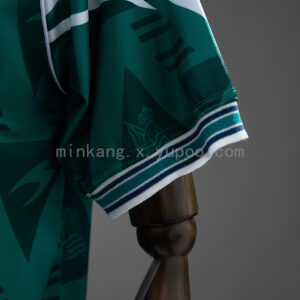 Camiseta Real Sociedad 1981/82 Retro Visita — detalle textura de la tela