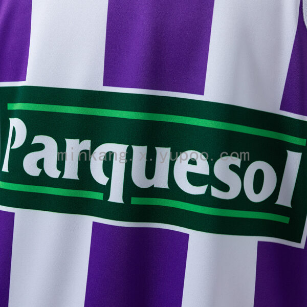 Camiseta Real Valladolid 2022/23 Local — detalle del tejido
