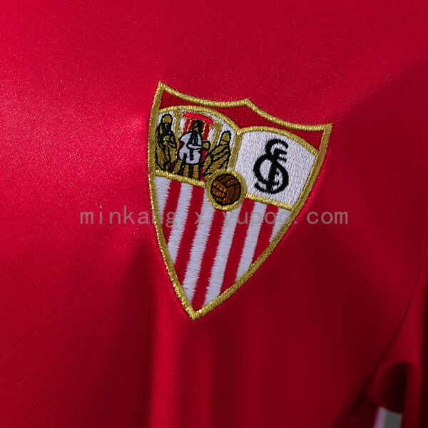 Camiseta Sevilla 2006 Retro Local – detalle tela