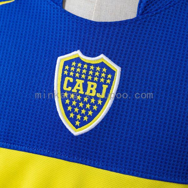 Camiseta Boca Juniors 2005 Entrenamiento Retro - detalle tejido
