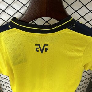 Camiseta Villarreal 2024/25 Local — detalle del cuello