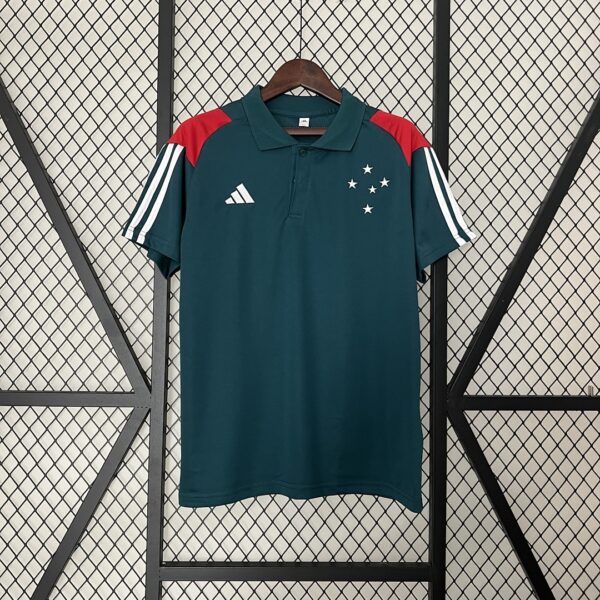 Camiseta Cruzeiro 2024 Polo — detalle