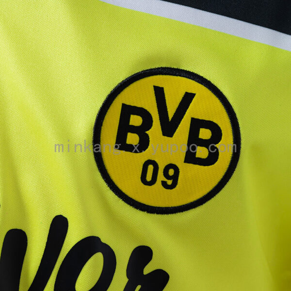 Camiseta Borussia Dortmund 1997 Retro Local - textura del tejido