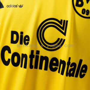 Camiseta Borussia Dortmund 1989 Retro Local - detalle
