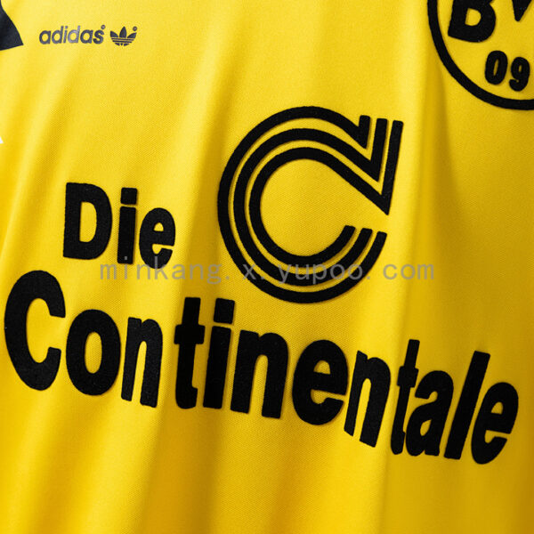 Camiseta Borussia Dortmund 1989 Retro Local - detalle