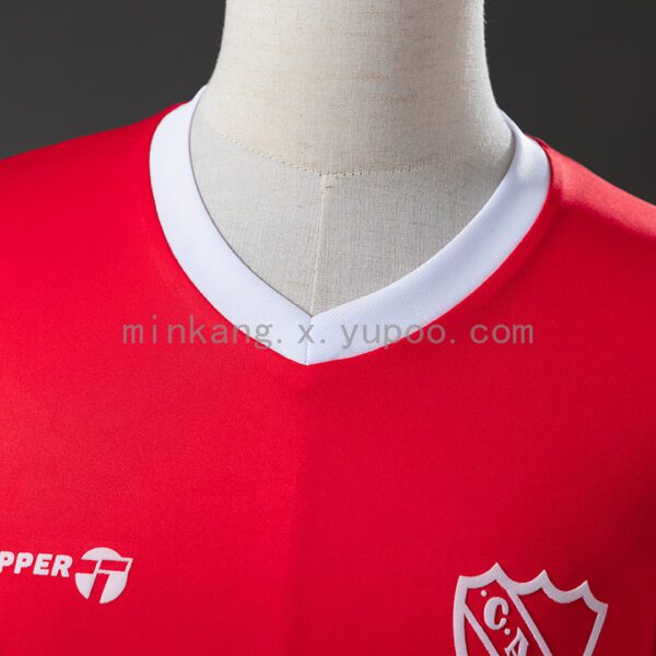 Camiseta Independiente 1989 Retro Local - detalle de tejido y textura