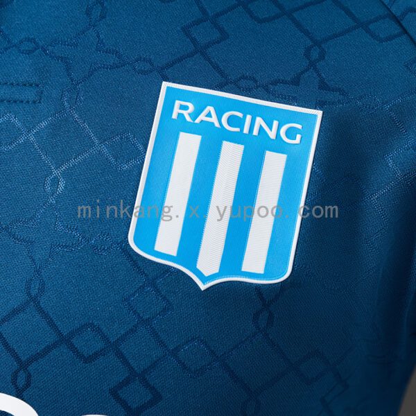 Camiseta Racing Club 2024 Local - detalle patrón del tejido
