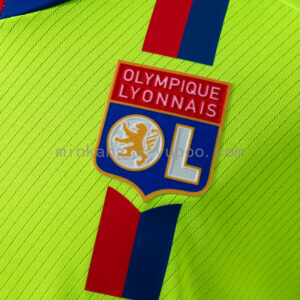 Camiseta Lyon 2005/06 Visita Retro - detalle manga derecha