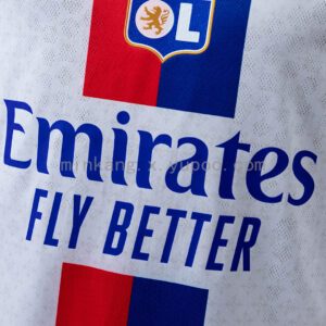 Camiseta Olympique de Lyon 2024/25 Local Versión Jugador - detalle tejido