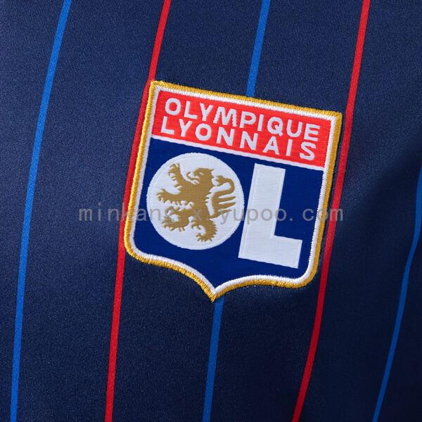 Camiseta Olympique Lyonnais 2023/24 Visita - detalle tejido