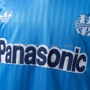 Camiseta Olympique de Marseille 1990 Retro - detalle de la manga