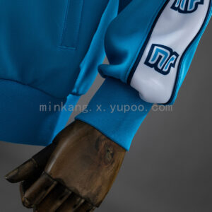 Chaqueta Napoli 1989/90 Retro Diego Maradona Track - detalle cremallera y cuello