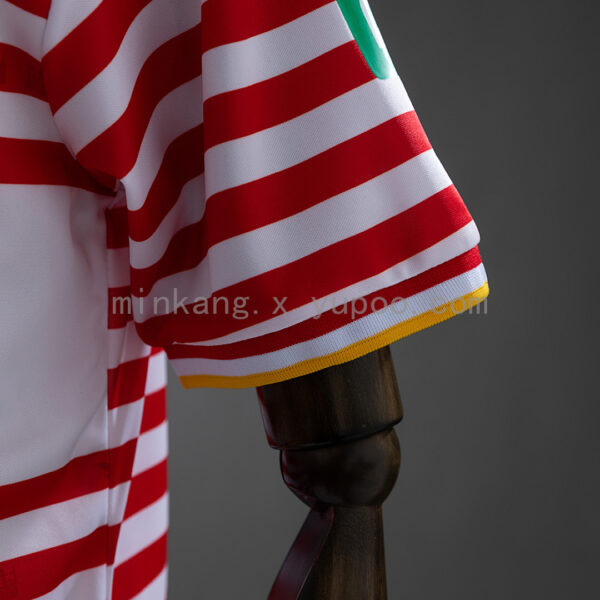 Camiseta 1. FC Köln 2024/25 Local - detalle del logo Hummel