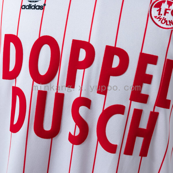 Camiseta 1. FC Köln 1978 Retro Local - detalle