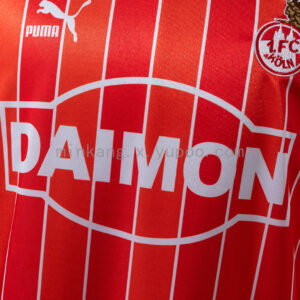 Camiseta FC Köln 1978 Retro Local - detalle sponsor Daimon