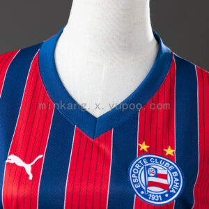 Camiseta Bahia 2023/24 Local Mujer — detalle textura de tela