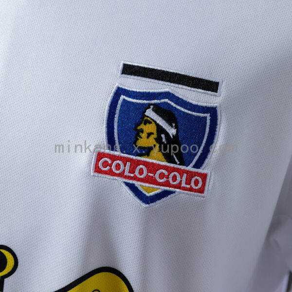 Camiseta Colo Colo 2006 Retro Local Manga Larga - detalle manga