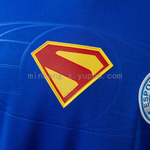 Camiseta Esporte Clube Bahia 2018 Local Superman — detalle manga
