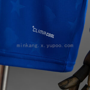 Camiseta Cruzeiro 2023/24 Local Manga Larga — detalle tela texturizada