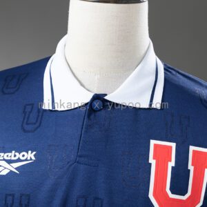 Camiseta Universidad de Chile 1998 Local Manga Larga - detalle cuello