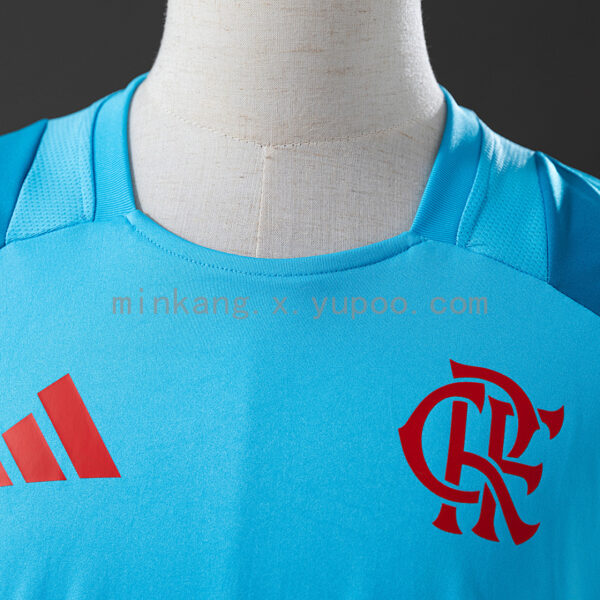 Camiseta Flamengo Actual Entrenamiento — detalle de tejido