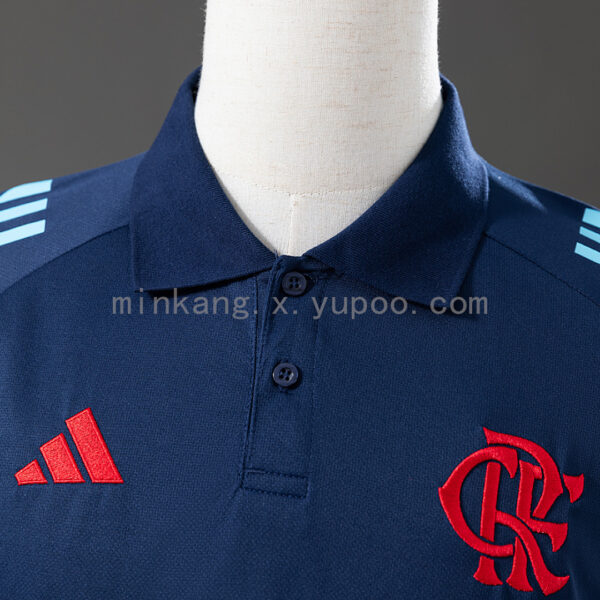 Camiseta Flamengo 2024 Entrenamiento — detalle textura de la tela