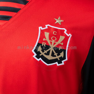 Camiseta Flamengo 2008 Retro Local — detalle sponsor CARTÃO PETROBRAS
