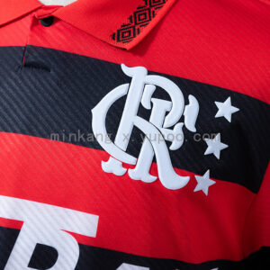 Camiseta Flamengo 1995/96 Retro Local — detalle manga