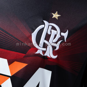 Camiseta Flamengo 2017 Tercera — detalle franjas Adidas