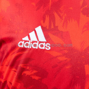 Camiseta Flamengo 2016/17 Retro Visita — detalle patrocinador CAIXA