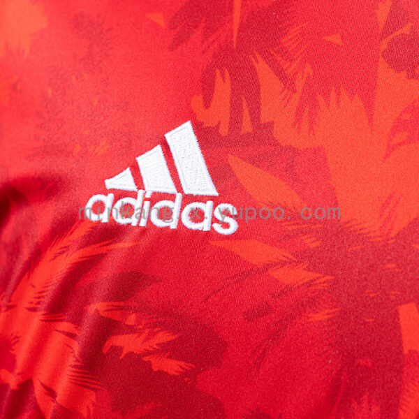 Camiseta Flamengo 2016/17 Retro Visita — detalle patrocinador CAIXA