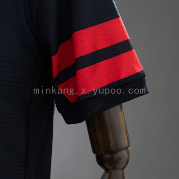 Camiseta Flamengo 2018/19 Local — detalle textura tela