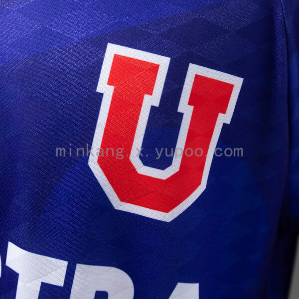 Camiseta Universidad de Chile 1990 Retro Local Manga Larga - detalle patrón mangas