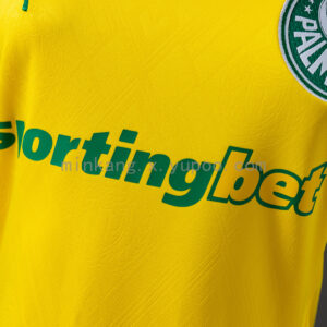 Camiseta Palmeiras 2023/24 Tercera — detalle sponsor Sportingbet