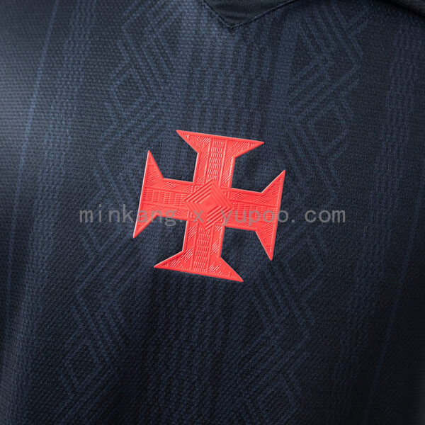 Camiseta Vasco da Gama 2024/25 Local — detalle de la textura de la tela