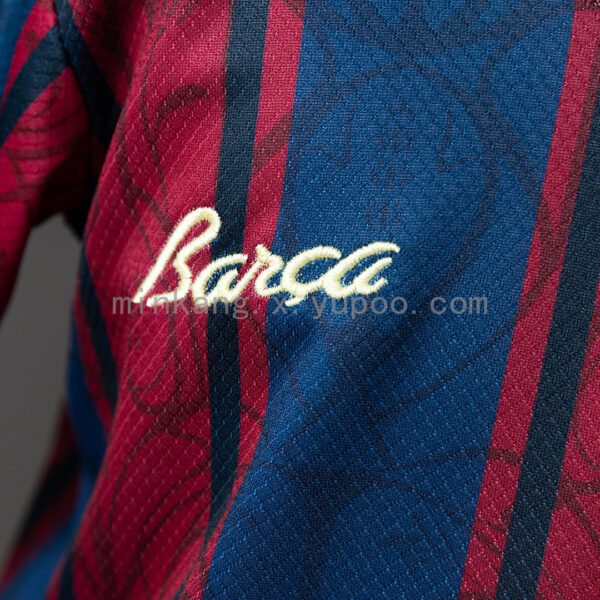 Camiseta Barcelona 2023/24 Edición Especial — detalle tejido