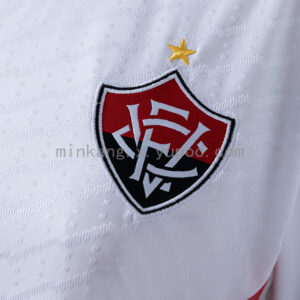 Camiseta Esporte Clube Vitória 2024 Visita Mujer — detalle tejido