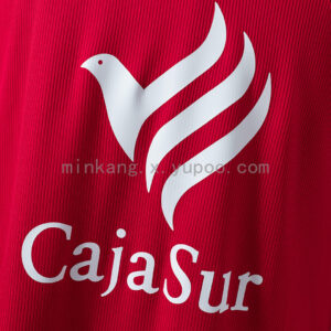 Camiseta Córdoba CF 1999/00 Retro — detalle patrocinador CajaSur