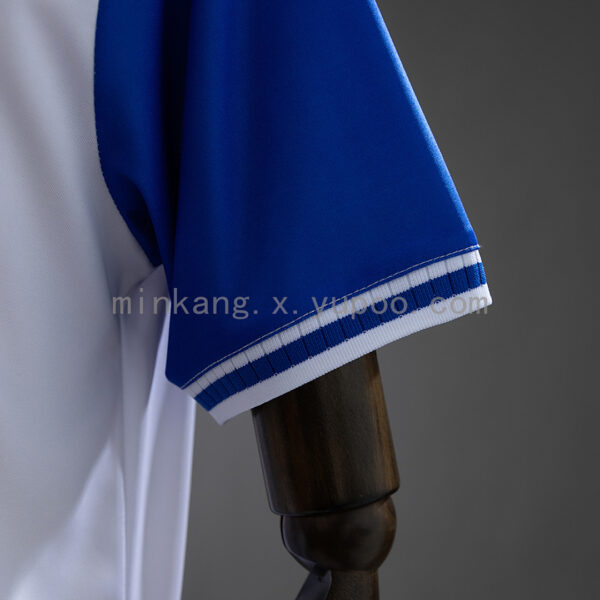 Camiseta Deportivo Alavés 2000/01 Retro Local — detalle logo Luanvi