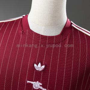 Camiseta Arsenal 1988 Retro Pinstripe Edición Especial - detalle