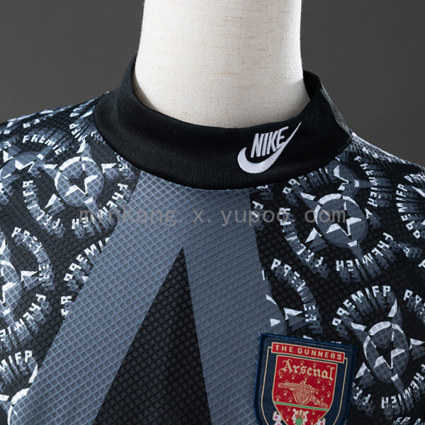 Camiseta Arsenal 1995 Retro Arquero Manga Larga - detalle