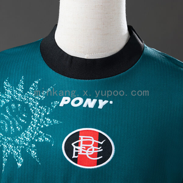 Camiseta Birmingham City 1995/96 Retro Visita Manga Larga - detalle