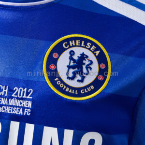 Camiseta Chelsea 2011/12 Local Manga Larga - detalle franjas Adidas en la manga