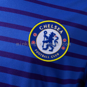 Camiseta Chelsea 2013/14 Retro Visita - detalle del patron de rayas