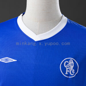 Camiseta Chelsea 2001/02 Local - detalle cuello