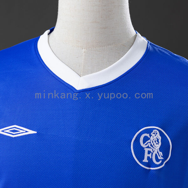 Camiseta Chelsea 2001/02 Local - detalle cuello