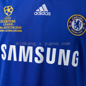 Camiseta Chelsea 2008 Retro Local - detalle patrocinador Samsung
